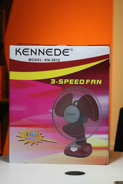 Kennede 2912 Rechargeable 12 Inch Table Fan