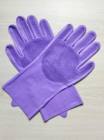 Silicon Dish Washing Kitchen Hand Gloves – 1 Pair