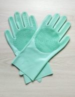 Silicon Dish Washing Kitchen Hand Gloves – 1 Pair