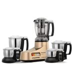 Panasonic MX-AC555 Super Mixer Grinder 5 Jars 1L – 550W, Stainless Steel Jars, 9-in-1 Function