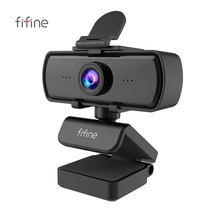 Fifine K420 1440P 2K HD Webcam with Privacy Cover & Tripod