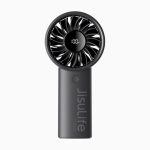 JisuLife Handheld Fan Life4 5000mAh – 5-Speed Turbo Wind, LED Display