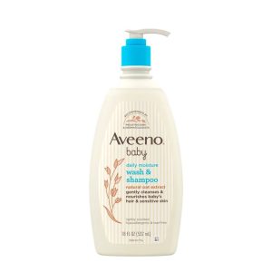 Aveeno Baby Daily Moisture 2-in-1 Body Wash & Shampoo 532ml