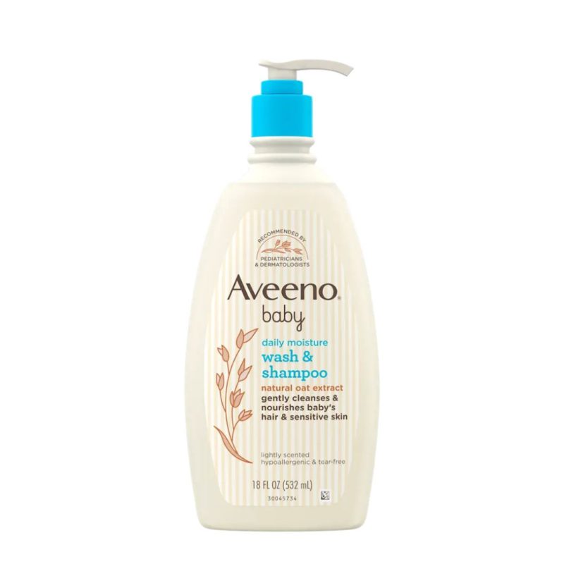 Aveeno Baby Daily Moisture 2-in-1 Body Wash & Shampoo 532ml