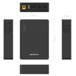 MARSRIVA ET3 Mini DC UPS 8400mAh WiFi Router Backup