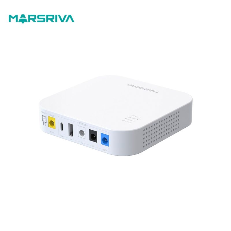 MARSRIVA KP4 Smart Mini DC UPS 10000mAh Router Backup UPS