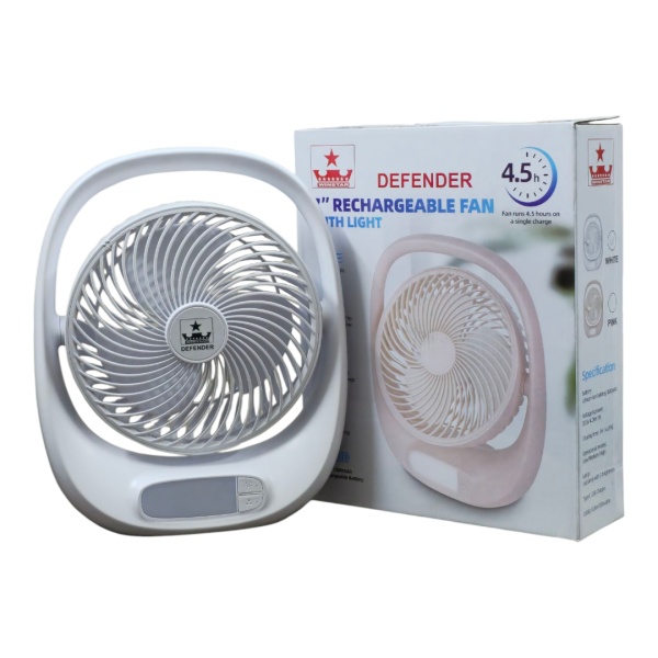 Winstar Defender 7 Inch USB Rechargeable Fan with LED Light